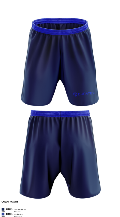 Duratex Athletic Shorts With Pockets - 1