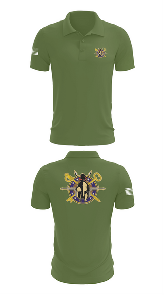 Short Sleeve Performance Polo, A Company 68th DSSB 4ID, , Teamtime, Team time, sublimation, custom sports apparel, team uniforms, spirit wear, spiritwear, sports uniforms, custom shirts, team store, custom team store, fundraiser sports, apparel fundraiser
