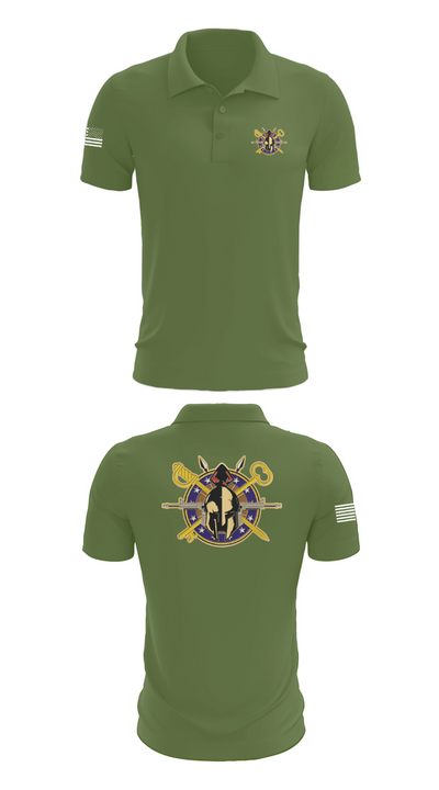 A Company 68th DSSB 4ID 10544228 Short Sleeve Performance Polo - 47