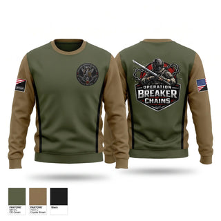 Crew Neck Sweatshirt, Operation Breaker Of Chains IN NC., , Teamtime, Team time, sublimation, custom sports apparel, team uniforms, spirit wear, spiritwear, sports uniforms, custom shirts, team store, custom team store, fundraiser sports, apparel fundraiser