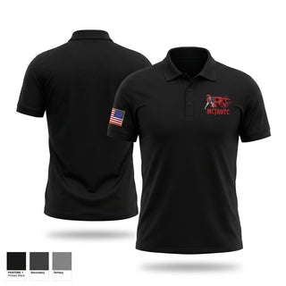 Short Sleeve Performance Polo, Reading high school, Marines, Teamtime, Team time, sublimation, custom sports apparel, team uniforms, spirit wear, spiritwear, sports uniforms, custom shirts, team store, custom team store, fundraiser sports, apparel fundraiser
