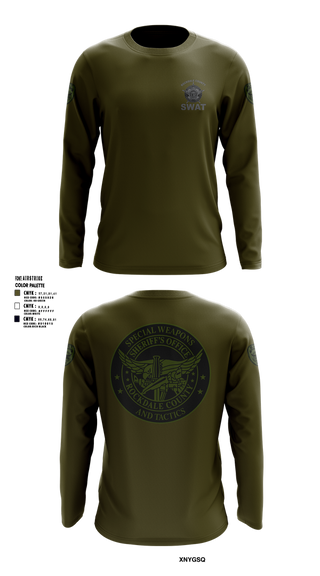 Long Sleeve Performance Shirt, Rockdale SWAT, Police, Teamtime, Team time, sublimation, custom sports apparel, team uniforms, spirit wear, spiritwear, sports uniforms, custom shirts, team store, custom team store, fundraiser sports, apparel fundraiser