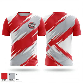 Short Sleeve Performance Shirt, Amherst Lightning, Women's Soccer, Teamtime, Team time, sublimation, custom sports apparel, team uniforms, spirit wear, spiritwear, sports uniforms, custom shirts, team store, custom team store, fundraiser sports, apparel fundraiser