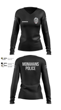 WARD COUNTY SRT 34781725 Women's Long Sleeve V-neck Shirt - 15