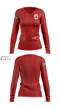 Coeymans Fire Co. #1 84362833 Women's Long Sleeve V-neck Shirt - 22