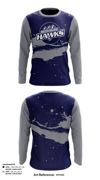 Long Sleeve Performance Shirt, Hawks, , Teamtime, Team time, sublimation, custom sports apparel, team uniforms, spirit wear, spiritwear, sports uniforms, custom shirts, team store, custom team store, fundraiser sports, apparel fundraiser