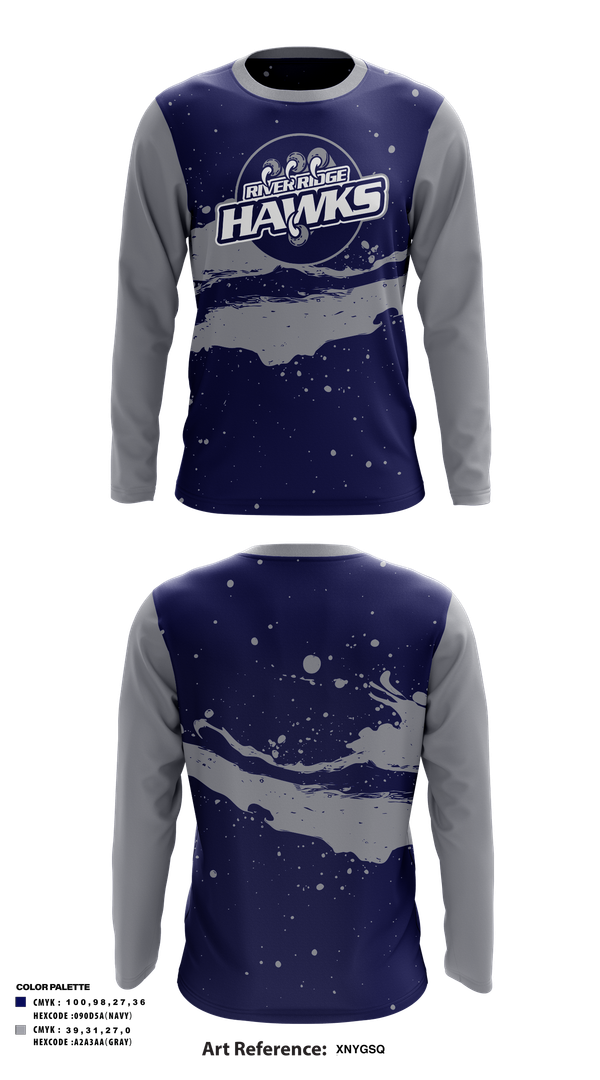 Long Sleeve Performance Shirt, Hawks, , Teamtime, Team time, sublimation, custom sports apparel, team uniforms, spirit wear, spiritwear, sports uniforms, custom shirts, team store, custom team store, fundraiser sports, apparel fundraiser