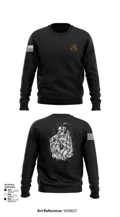 Border patrol 16700191 Crew Neck Sweatshirt - 103