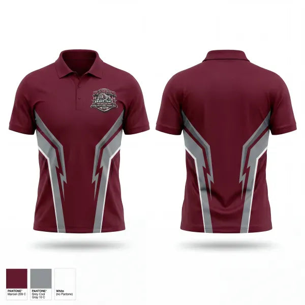 Short Sleeve Performance Polo, Ranger High School, Men's Basketball, Teamtime, Team time, sublimation, custom sports apparel, team uniforms, spirit wear, spiritwear, sports uniforms, custom shirts, team store, custom team store, fundraiser sports, apparel fundraiser