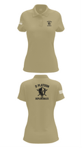 D Platoon 37319682 Women's Short Sleeve Performance Polo  - 90