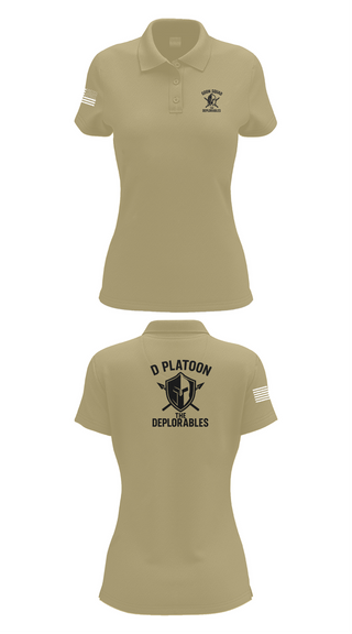 Womens Short Sleeve Performance Polo, D Platoon, Police, Teamtime, Team time, sublimation, custom sports apparel, team uniforms, spirit wear, spiritwear, sports uniforms, custom shirts, team store, custom team store, fundraiser sports, apparel fundraiser