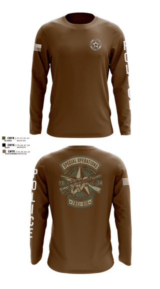 Long Sleeve Performance Shirt, SOD Covert, Police, Teamtime, Team time, sublimation, custom sports apparel, team uniforms, spirit wear, spiritwear, sports uniforms, custom shirts, team store, custom team store, fundraiser sports, apparel fundraiser