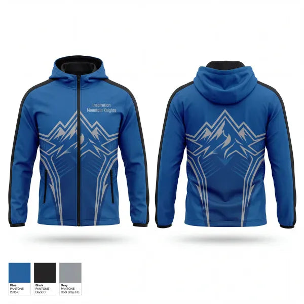 Windbreaker, Inspiration Mountain Knights, Baseball, Teamtime, Team time, sublimation, custom sports apparel, team uniforms, spirit wear, spiritwear, sports uniforms, custom shirts, team store, custom team store, fundraiser sports, apparel fundraiser