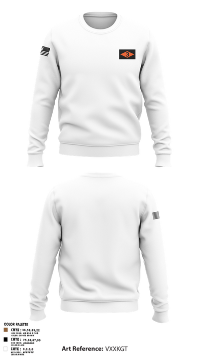 3rd battalion 75th ranger regiment 5032720 Crew Neck Sweatshirt - 5