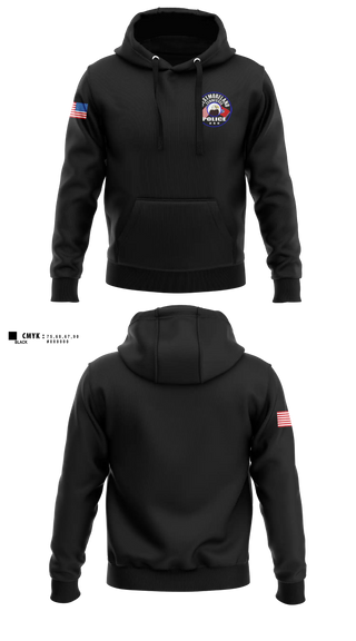 Hoodie, Westmoreland PD, Police, Teamtime, Team time, sublimation, custom sports apparel, team uniforms, spirit wear, spiritwear, sports uniforms, custom shirts, team store, custom team store, fundraiser sports, apparel fundraiser