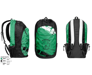 Gear Bag, Shamrocks, Women's Basketball, Teamtime, Team time, sublimation, custom sports apparel, team uniforms, spirit wear, spiritwear, sports uniforms, custom shirts, team store, custom team store, fundraiser sports, apparel fundraiser