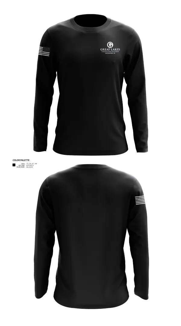 Long Sleeve Performance Shirt, Great Lakes Contracting Solutions LLC, , Teamtime, Team time, sublimation, custom sports apparel, team uniforms, spirit wear, spiritwear, sports uniforms, custom shirts, team store, custom team store, fundraiser sports, apparel fundraiser