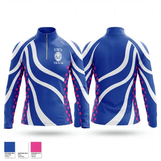 Quarter Zip Jacket, LWA Track, Track & Field, Teamtime, Team time, sublimation, custom sports apparel, team uniforms, spirit wear, spiritwear, sports uniforms, custom shirts, team store, custom team store, fundraiser sports, apparel fundraiser
