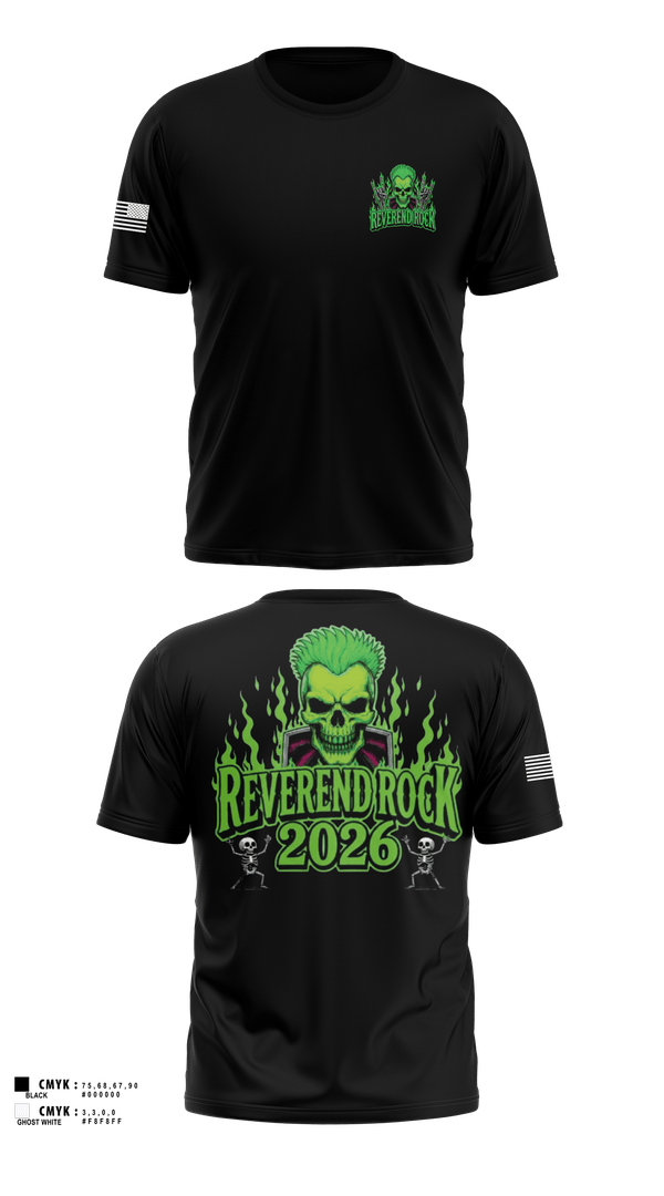 Short Sleeve Performance Shirt, Reverend Rock, , Teamtime, Team time, sublimation, custom sports apparel, team uniforms, spirit wear, spiritwear, sports uniforms, custom shirts, team store, custom team store, fundraiser sports, apparel fundraiser
