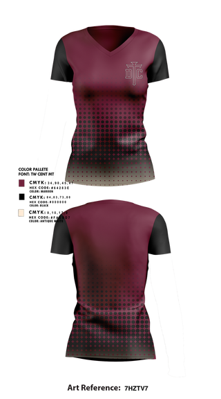 Womens Short Sleeve Vneck Shirt, Dowling Catholic, Cheer, Teamtime, Team time, sublimation, custom sports apparel, team uniforms, spirit wear, spiritwear, sports uniforms, custom shirts, team store, custom team store, fundraiser sports, apparel fundraiser