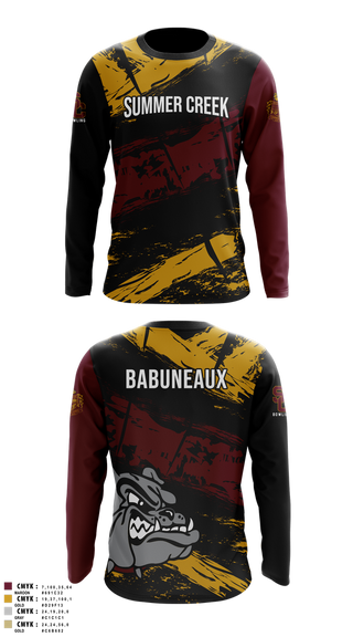 Long Sleeve Performance Shirt, Summer Creek High School Bowling, Bowling, Teamtime, Team time, sublimation, custom sports apparel, team uniforms, spirit wear, spiritwear, sports uniforms, custom shirts, team store, custom team store, fundraiser sports, apparel fundraiser