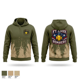 Hoodie, Fort Knox Bombers, Softball, Teamtime, Team time, sublimation, custom sports apparel, team uniforms, spirit wear, spiritwear, sports uniforms, custom shirts, team store, custom team store, fundraiser sports, apparel fundraiser