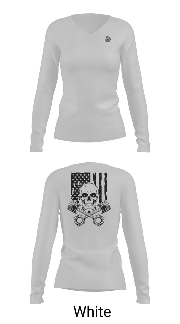 Womens Long Sleeve Vneck Shirt, BRAVO 237th BSB, Army, Teamtime, Team time, sublimation, custom sports apparel, team uniforms, spirit wear, spiritwear, sports uniforms, custom shirts, team store, custom team store, fundraiser sports, apparel fundraiser