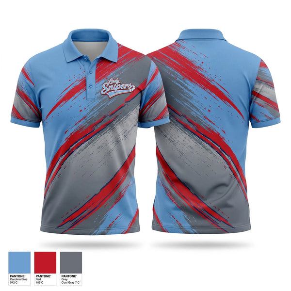 Short Sleeve Performance Polo, Lady Snipers, Softball, Teamtime, Team time, sublimation, custom sports apparel, team uniforms, spirit wear, spiritwear, sports uniforms, custom shirts, team store, custom team store, fundraiser sports, apparel fundraiser