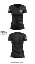 Crawford county Kansas detectives 59139208 Women's Short Sleeve V-neck Shirt - 21