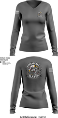 Fishing outdoor 24473333 Women's Long Sleeve V-neck Shirt - 23