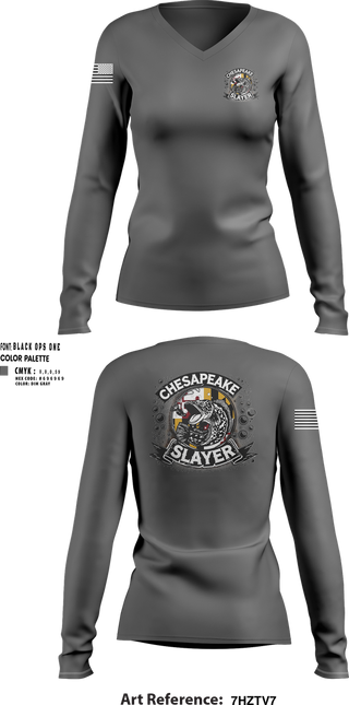 Womens Long Sleeve Vneck Shirt, Fishing outdoor, , Teamtime, Team time, sublimation, custom sports apparel, team uniforms, spirit wear, spiritwear, sports uniforms, custom shirts, team store, custom team store, fundraiser sports, apparel fundraiser
