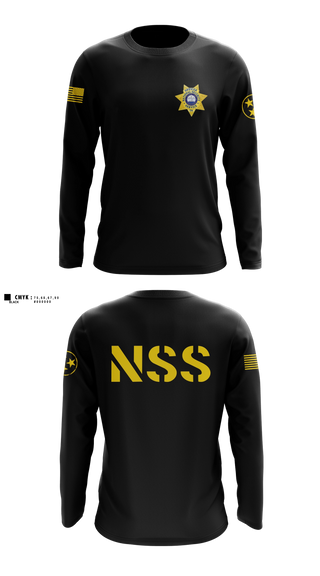 Long Sleeve Performance Shirt, National Security, Police, Teamtime, Team time, sublimation, custom sports apparel, team uniforms, spirit wear, spiritwear, sports uniforms, custom shirts, team store, custom team store, fundraiser sports, apparel fundraiser