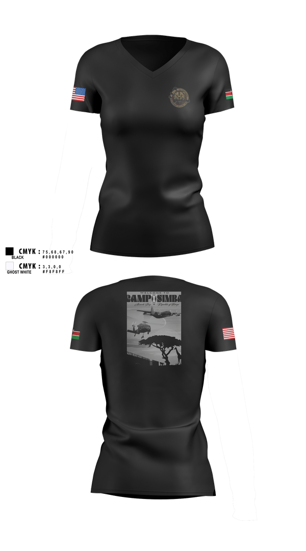 Womens Short Sleeve Vneck Shirt, OSI Eder 2506, Air Force, Teamtime, Team time, sublimation, custom sports apparel, team uniforms, spirit wear, spiritwear, sports uniforms, custom shirts, team store, custom team store, fundraiser sports, apparel fundraiser