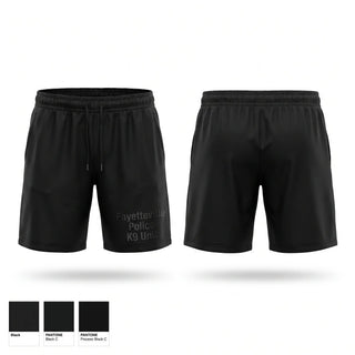 Athletic Shorts With Pockets, Fayetteville Police K-9 Unit, Police, Teamtime, Team time, sublimation, custom sports apparel, team uniforms, spirit wear, spiritwear, sports uniforms, custom shirts, team store, custom team store, fundraiser sports, apparel fundraiser