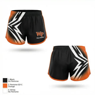 Womens Shorts, William Paterson Field Hockey, Field Hockey, Teamtime, Team time, sublimation, custom sports apparel, team uniforms, spirit wear, spiritwear, sports uniforms, custom shirts, team store, custom team store, fundraiser sports, apparel fundraiser