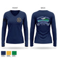 Wrangell Volunteer Fire Department Women's Long Sleeve V-neck Shirt - 1