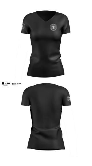 Womens Short Sleeve Vneck Shirt, Springfield CNT, Police, Teamtime, Team time, sublimation, custom sports apparel, team uniforms, spirit wear, spiritwear, sports uniforms, custom shirts, team store, custom team store, fundraiser sports, apparel fundraiser