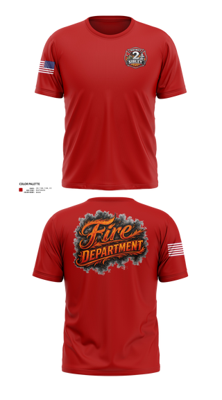 Short Sleeve Performance Shirt, Sibley District 2, Fire Department, Teamtime, Team time, sublimation, custom sports apparel, team uniforms, spirit wear, spiritwear, sports uniforms, custom shirts, team store, custom team store, fundraiser sports, apparel fundraiser