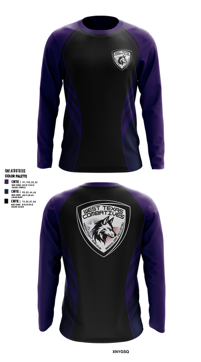 West Texas Combatives 59550585 Long Sleeve Rash Guard Shirt - 5