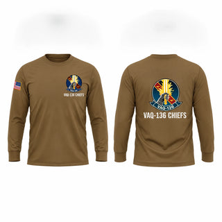 Long Sleeve Performance Shirt, VAQ-136, Navy, Teamtime, Team time, sublimation, custom sports apparel, team uniforms, spirit wear, spiritwear, sports uniforms, custom shirts, team store, custom team store, fundraiser sports, apparel fundraiser