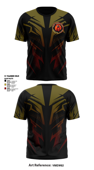 San Fernando Boxing Club 92427997 Short Sleeve Performance Shirt - 1