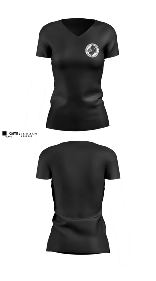 Womens Short Sleeve Vneck Shirt, FOP Lodge 164, Police, Teamtime, Team time, sublimation, custom sports apparel, team uniforms, spirit wear, spiritwear, sports uniforms, custom shirts, team store, custom team store, fundraiser sports, apparel fundraiser