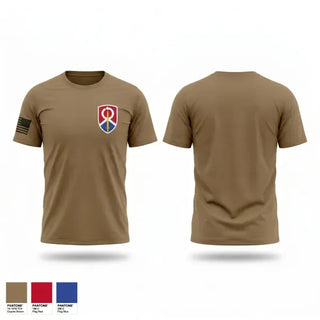Old School Cotton Feel Shirt, 1013th QM CO, Army, Teamtime, Team time, sublimation, custom sports apparel, team uniforms, spirit wear, spiritwear, sports uniforms, custom shirts, team store, custom team store, fundraiser sports, apparel fundraiser
