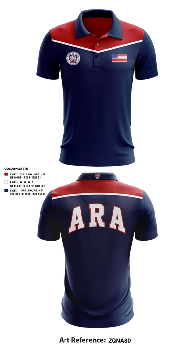 American Renaissance Academy Short Sleeve Performance Polo - 31