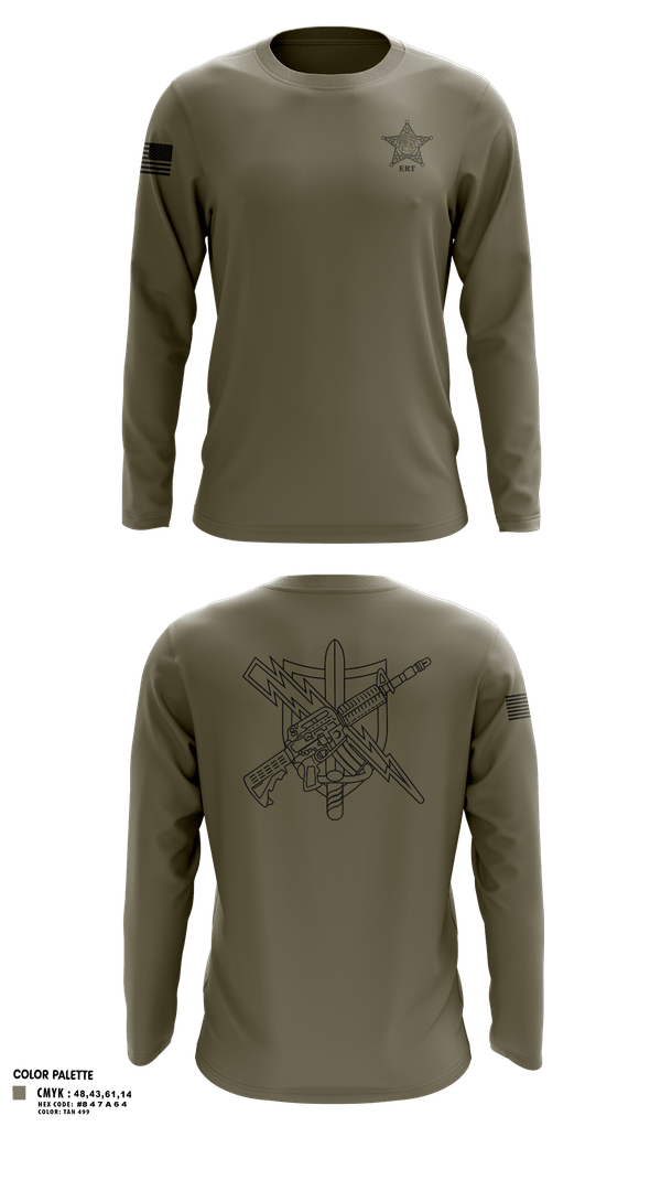 Long Sleeve Performance Shirt, Emergency Response Team, Police, Teamtime, Team time, sublimation, custom sports apparel, team uniforms, spirit wear, spiritwear, sports uniforms, custom shirts, team store, custom team store, fundraiser sports, apparel fundraiser