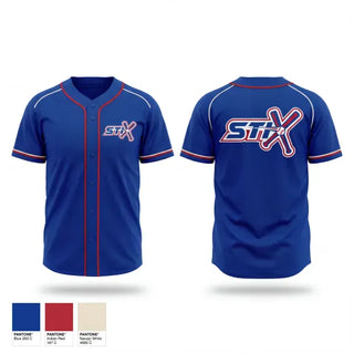 Full Button Baseball Jersey, Shelby Stix, Baseball, Teamtime, Team time, sublimation, custom sports apparel, team uniforms, spirit wear, spiritwear, sports uniforms, custom shirts, team store, custom team store, fundraiser sports, apparel fundraiser