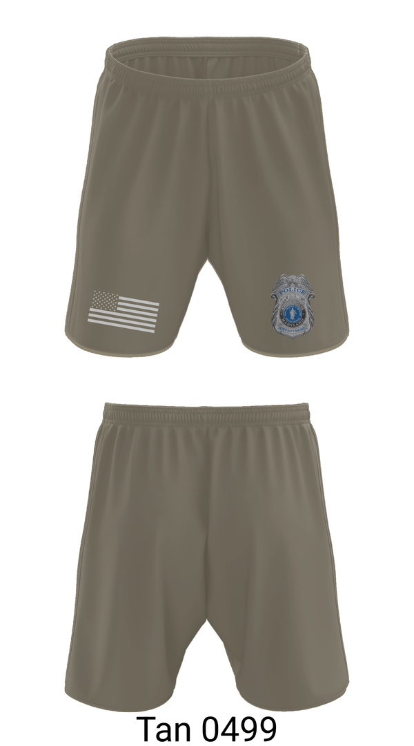 Athletic Shorts With Pockets, Annapolis Police Department, Police, Teamtime, Team time, sublimation, custom sports apparel, team uniforms, spirit wear, spiritwear, sports uniforms, custom shirts, team store, custom team store, fundraiser sports, apparel fundraiser