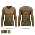 Venegas Athletics Academy Women's Long Sleeve V-neck Shirt - 1