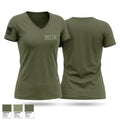 Delta 56018271 Women's Short Sleeve V-neck Shirt - 1