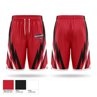 Frontier Regional School Basketball Mens Reversible Basketball Shorts - 1